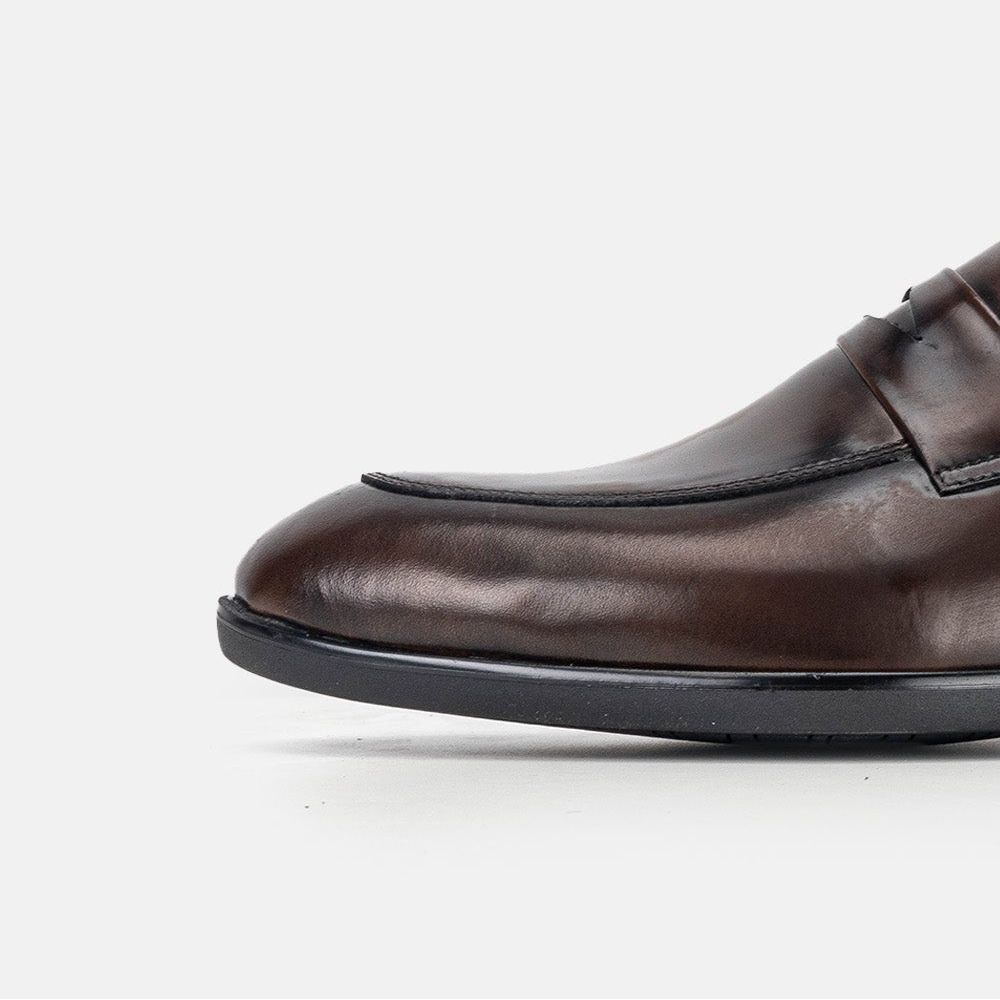 Volzak 5328 Vintage Brown Demaskable Leather Shoe