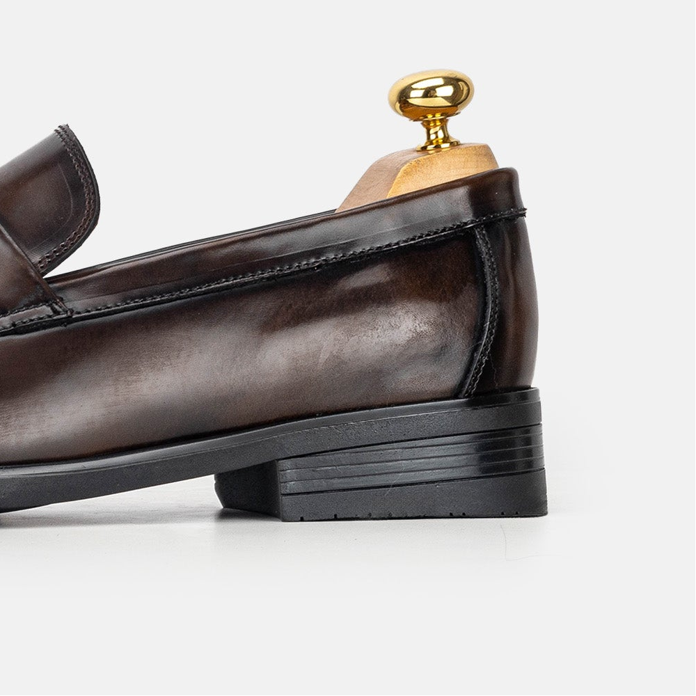 Volzak 5328 Vintage Brown Demaskable Leather Shoe