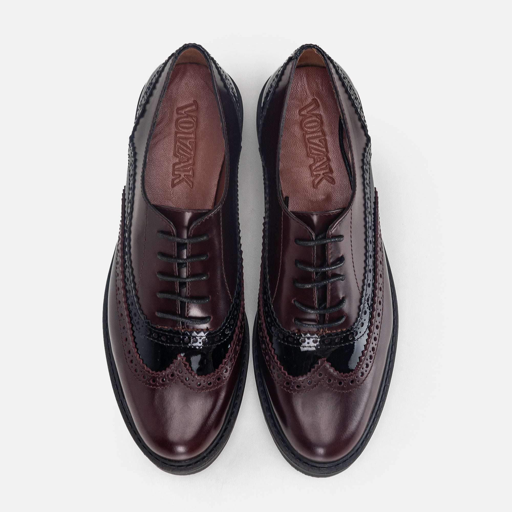 Volzak 0720 Chaussure en cuir Bordeaux