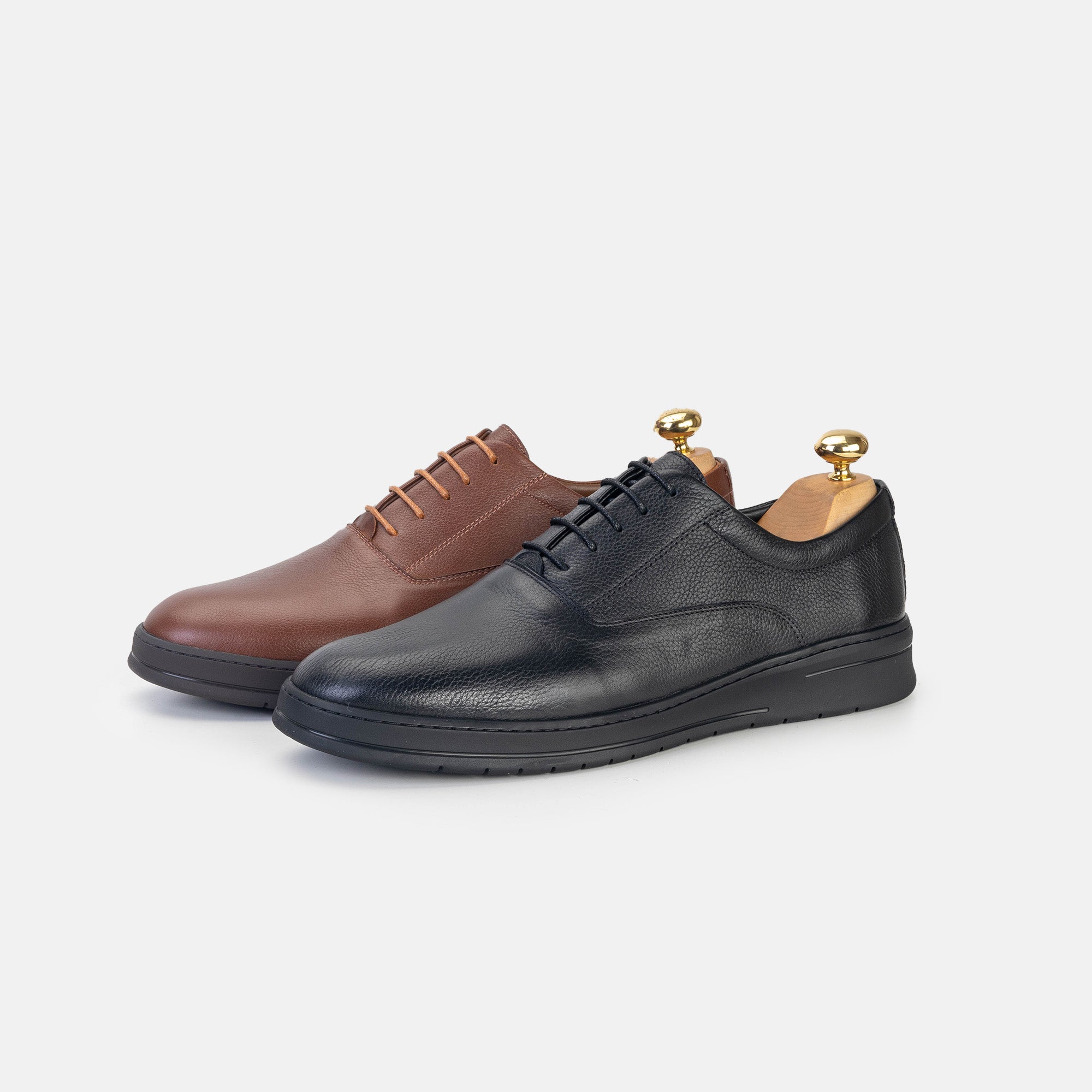 Volzak 6079 basket en cuir Noir