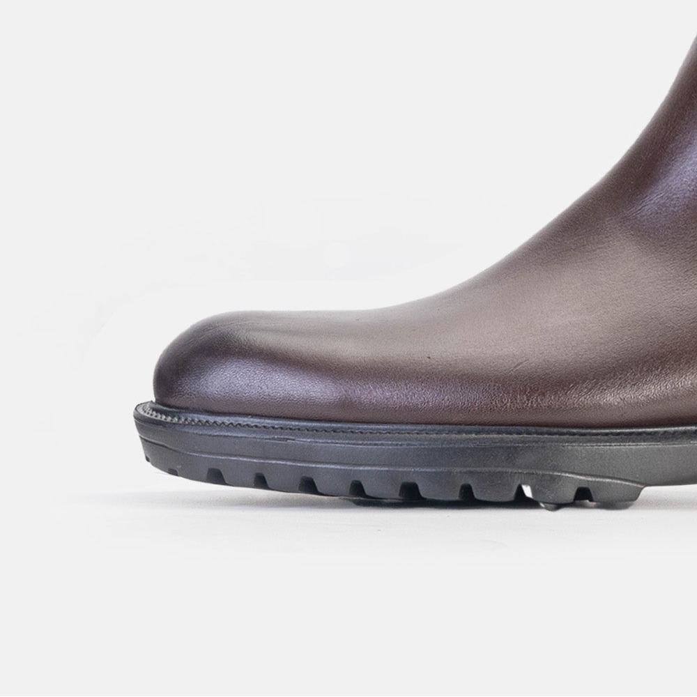 Volzak 5302 Brown Leather Ankle Boot