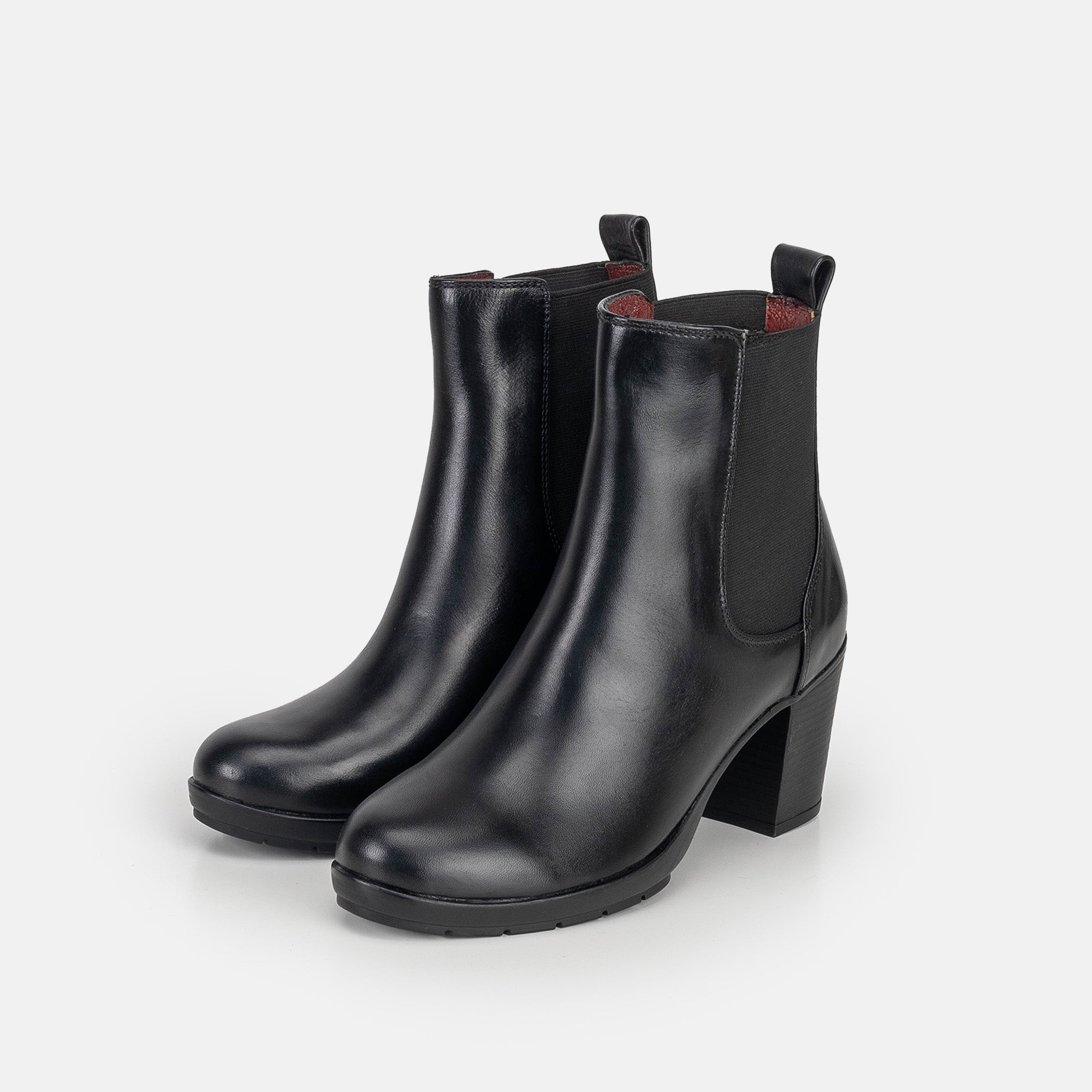 Volzak 1101 Bottine en cuir Noir