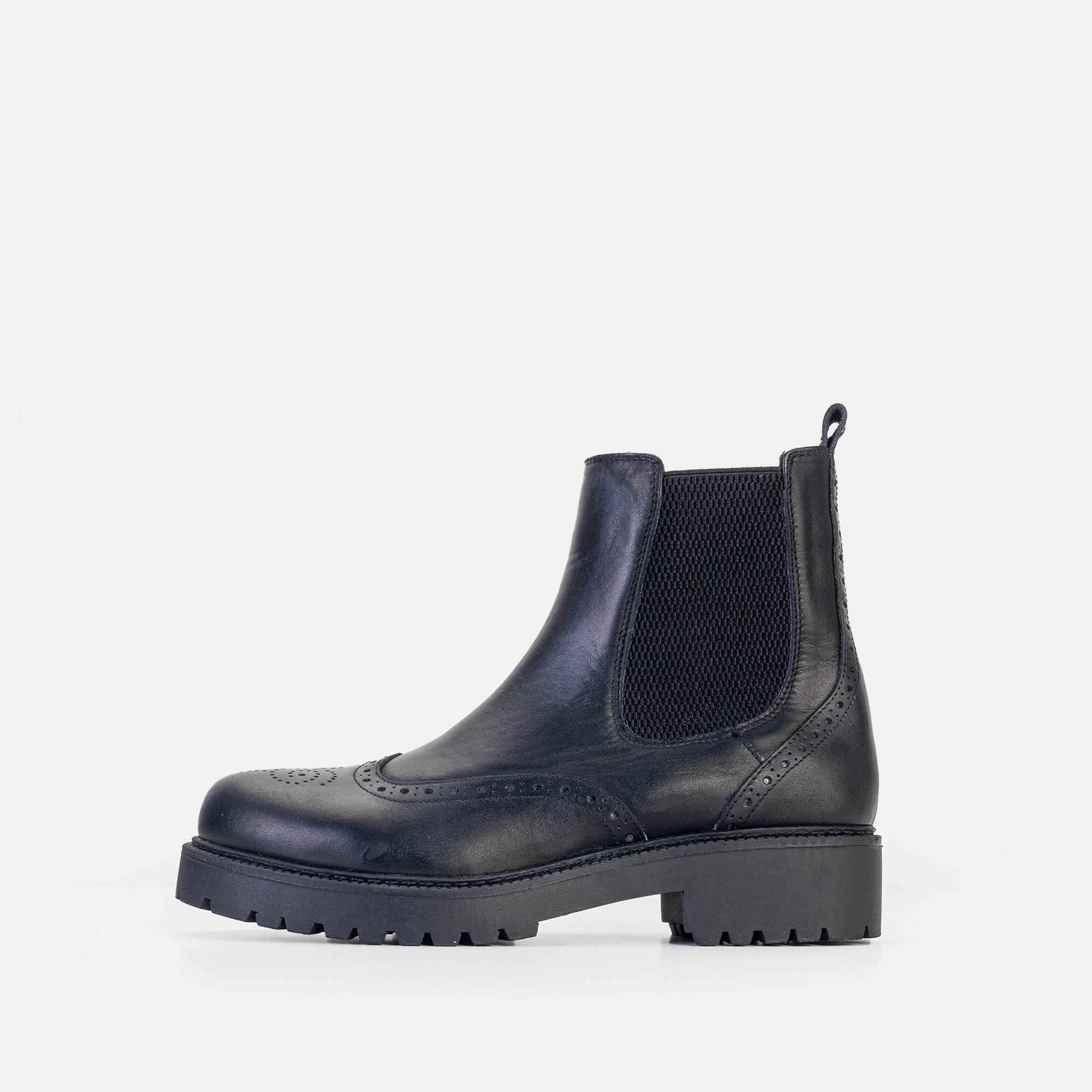 Volzak 050 Bottine en cuir Noir