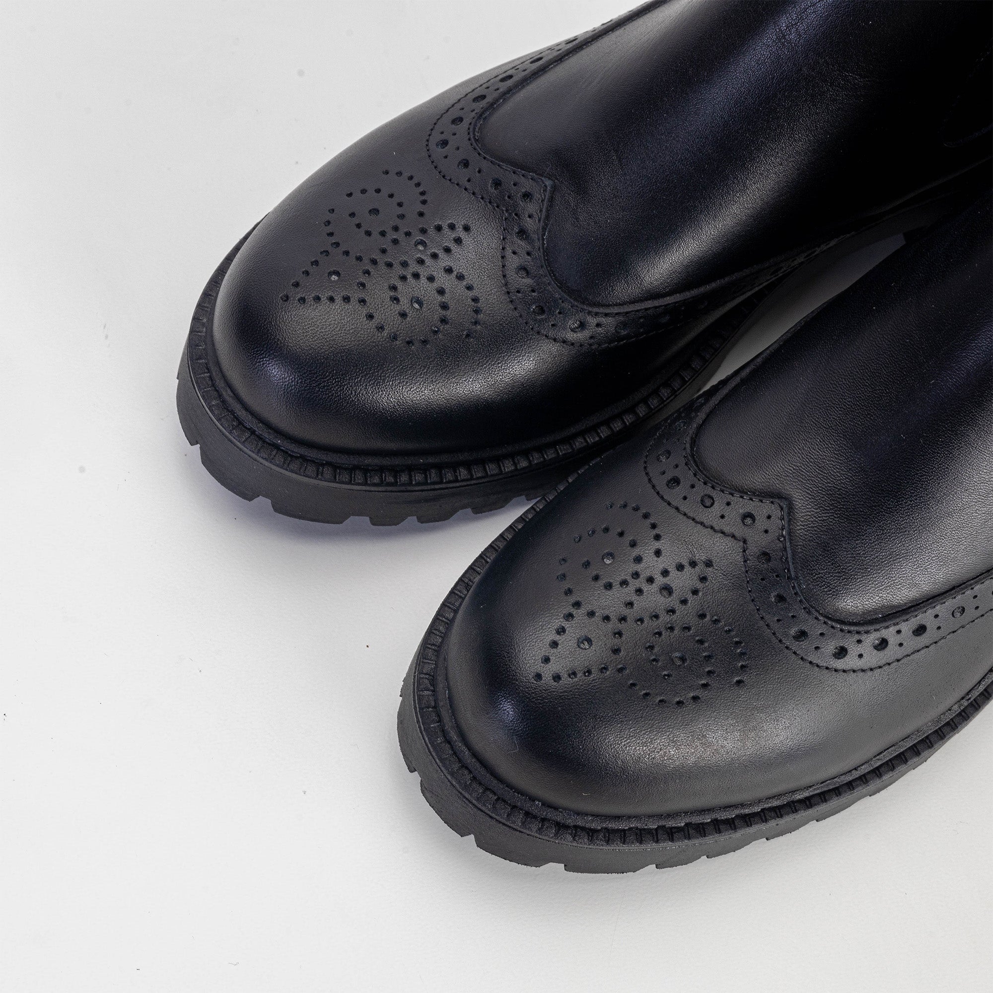 Volzak 050 Bottine en cuir Noir