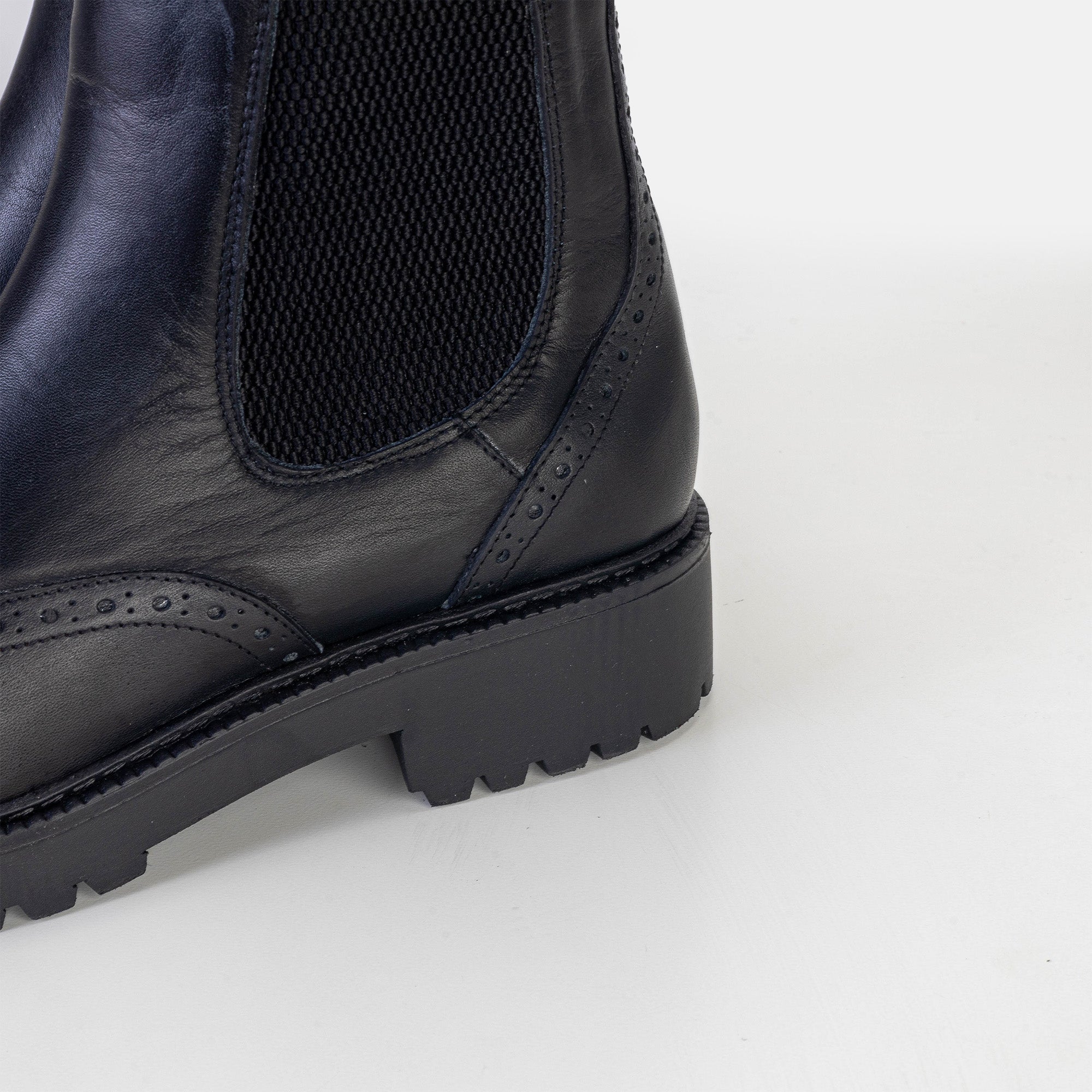 Volzak 050 Bottine en cuir Noir