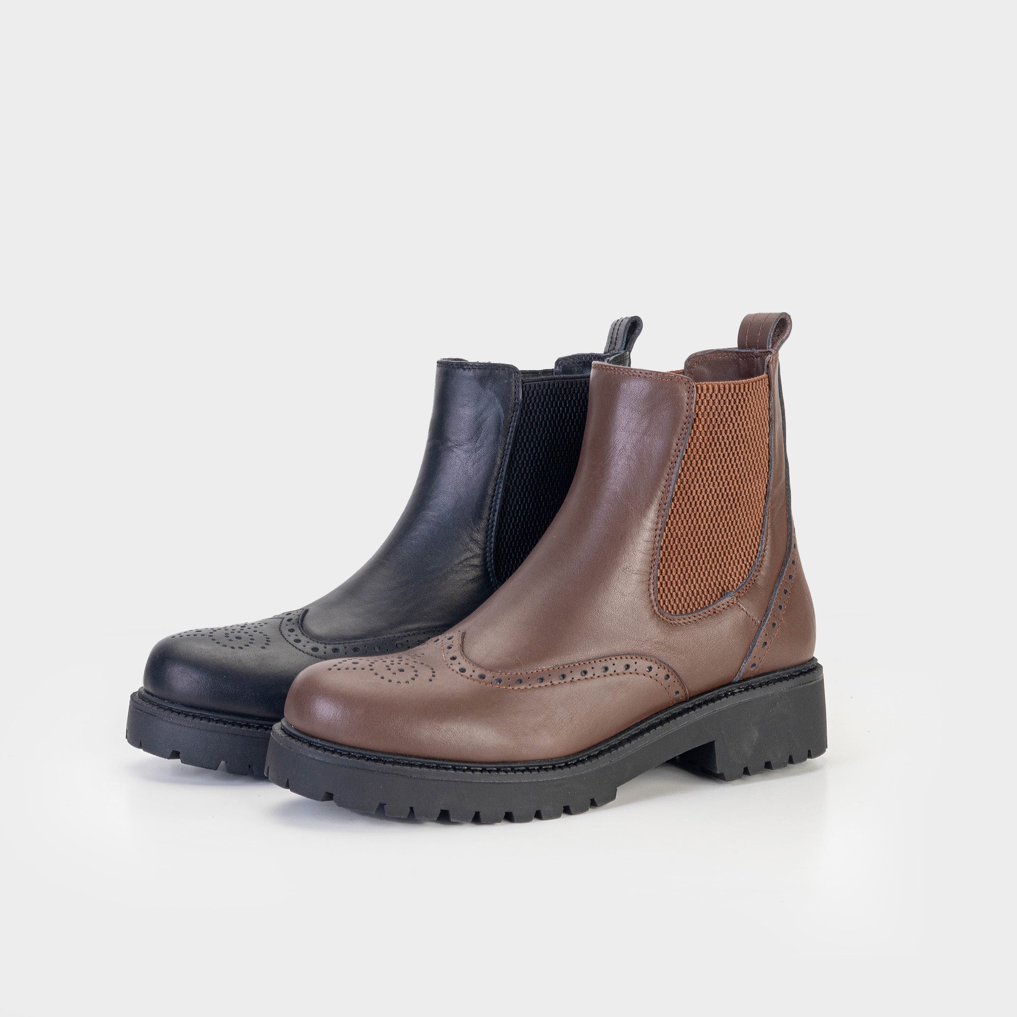 Volzak 050 Bottine en cuir Marron