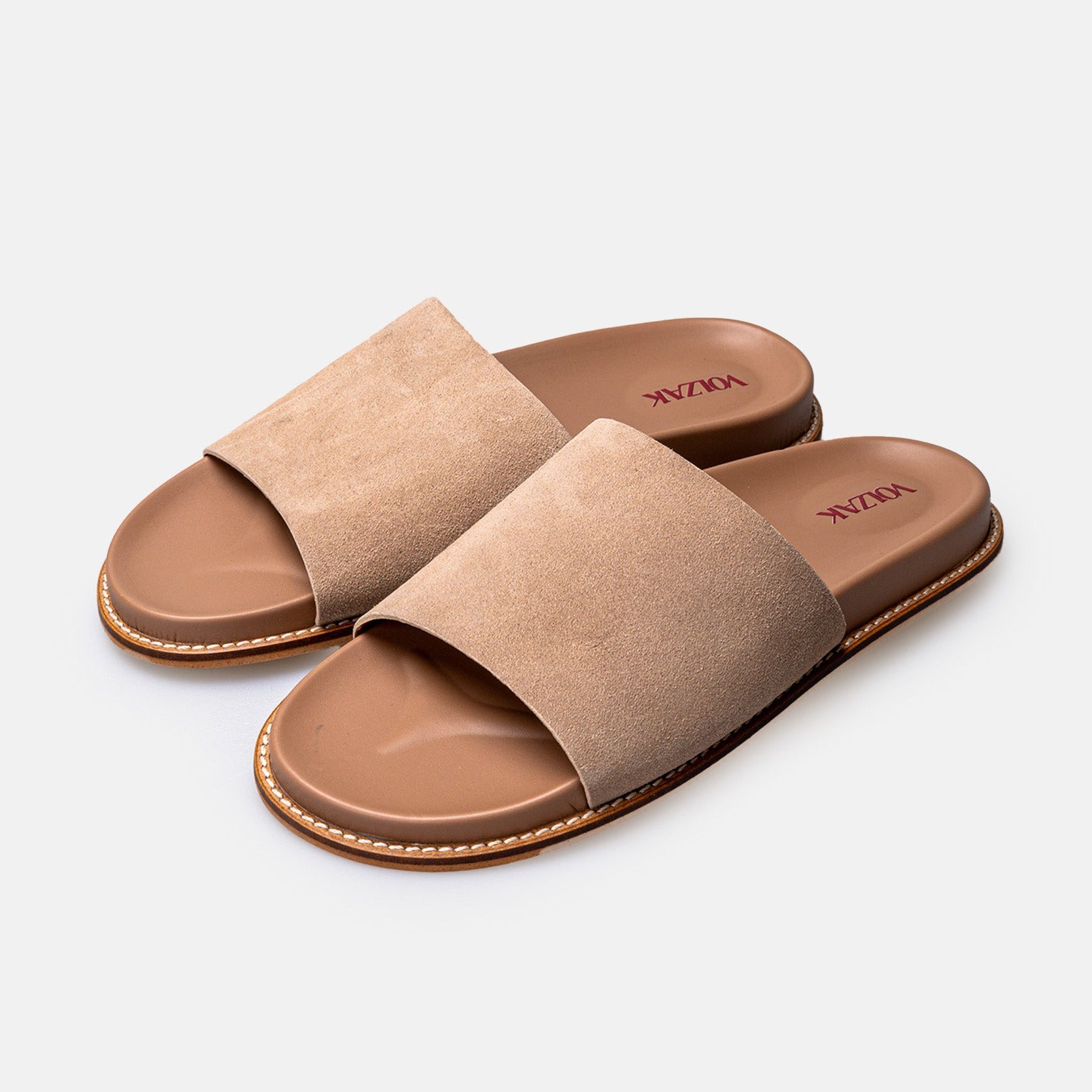 Volzak 521 Suede sandal Beige