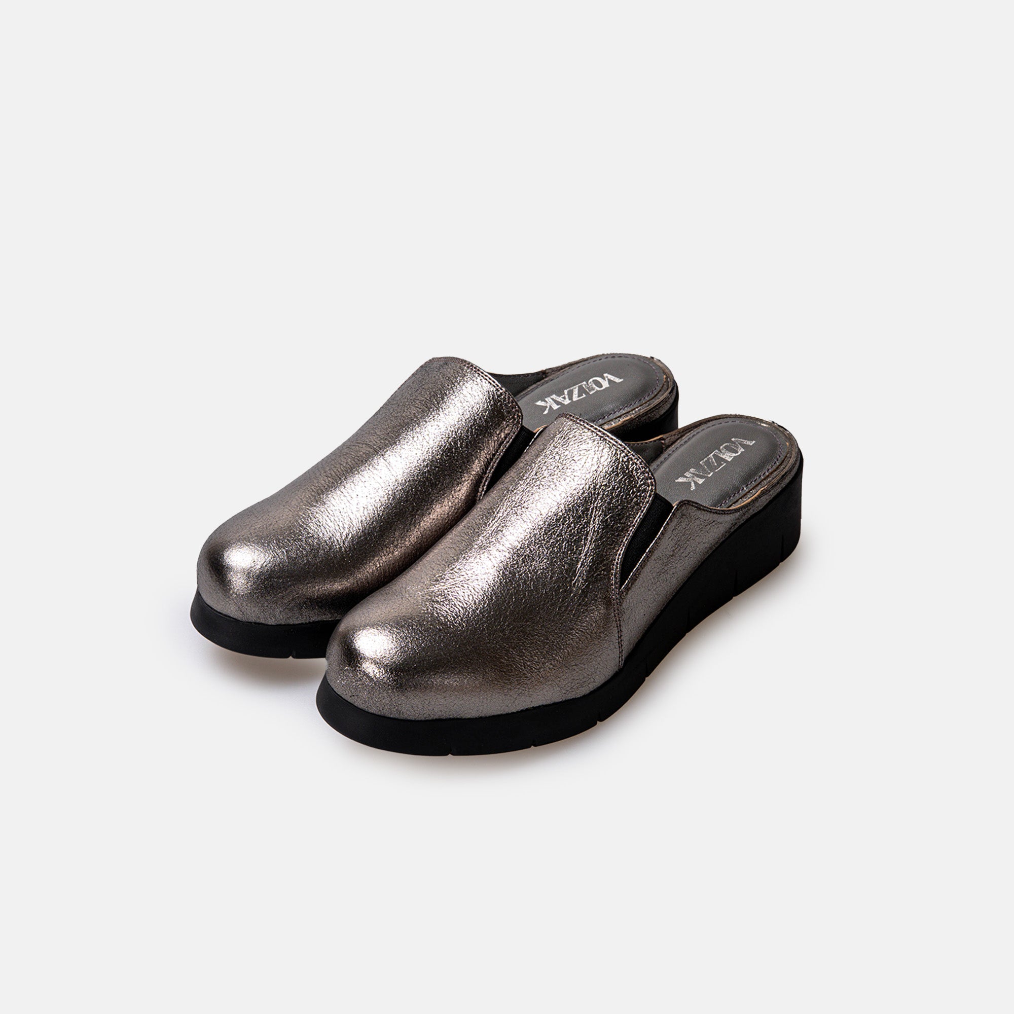 Volzak 06 Sabot en cuir Platinium