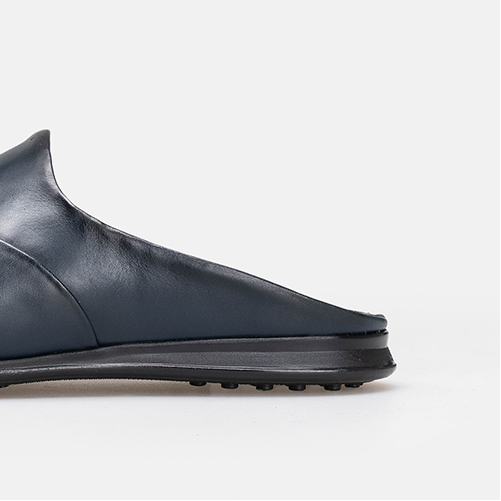 Volzak 5402 Mule en cuir Bleu