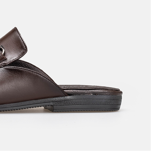 Volzak 5403 Mule en cuir Marron