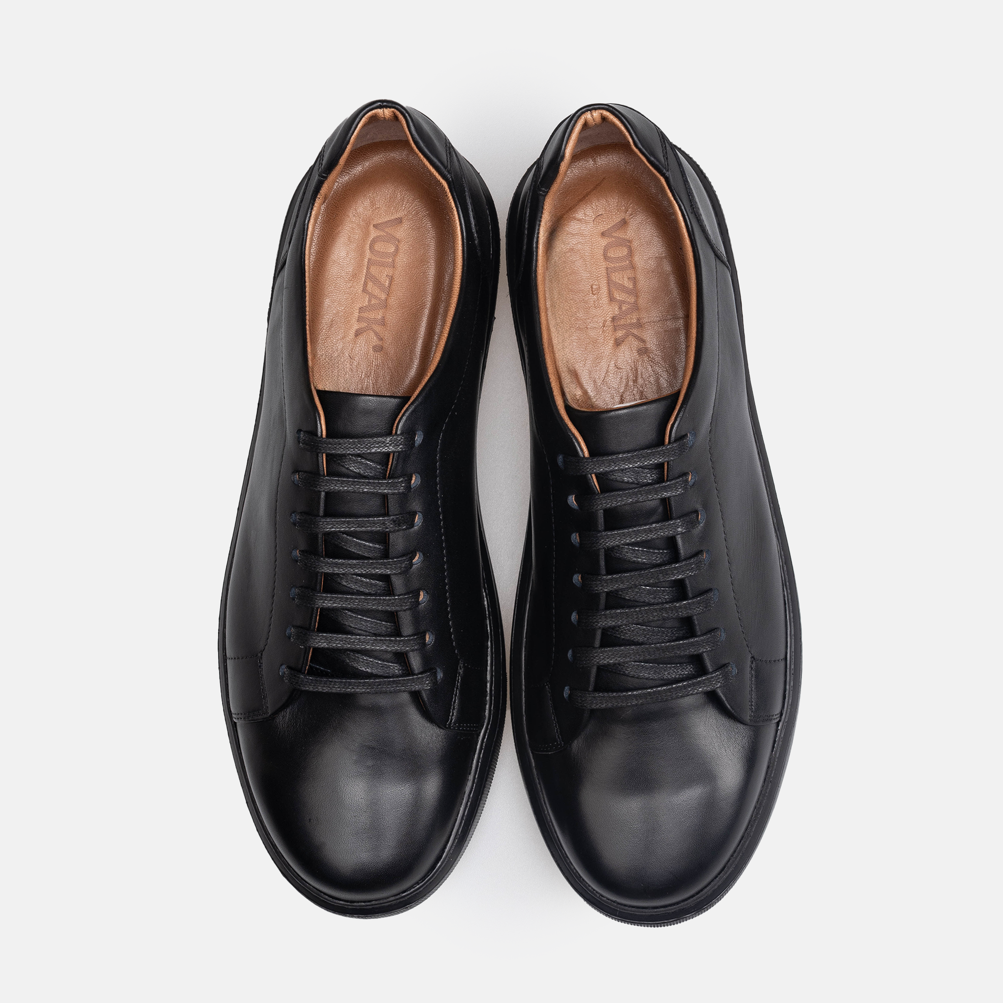Volzak 5347 leather sneaker Black