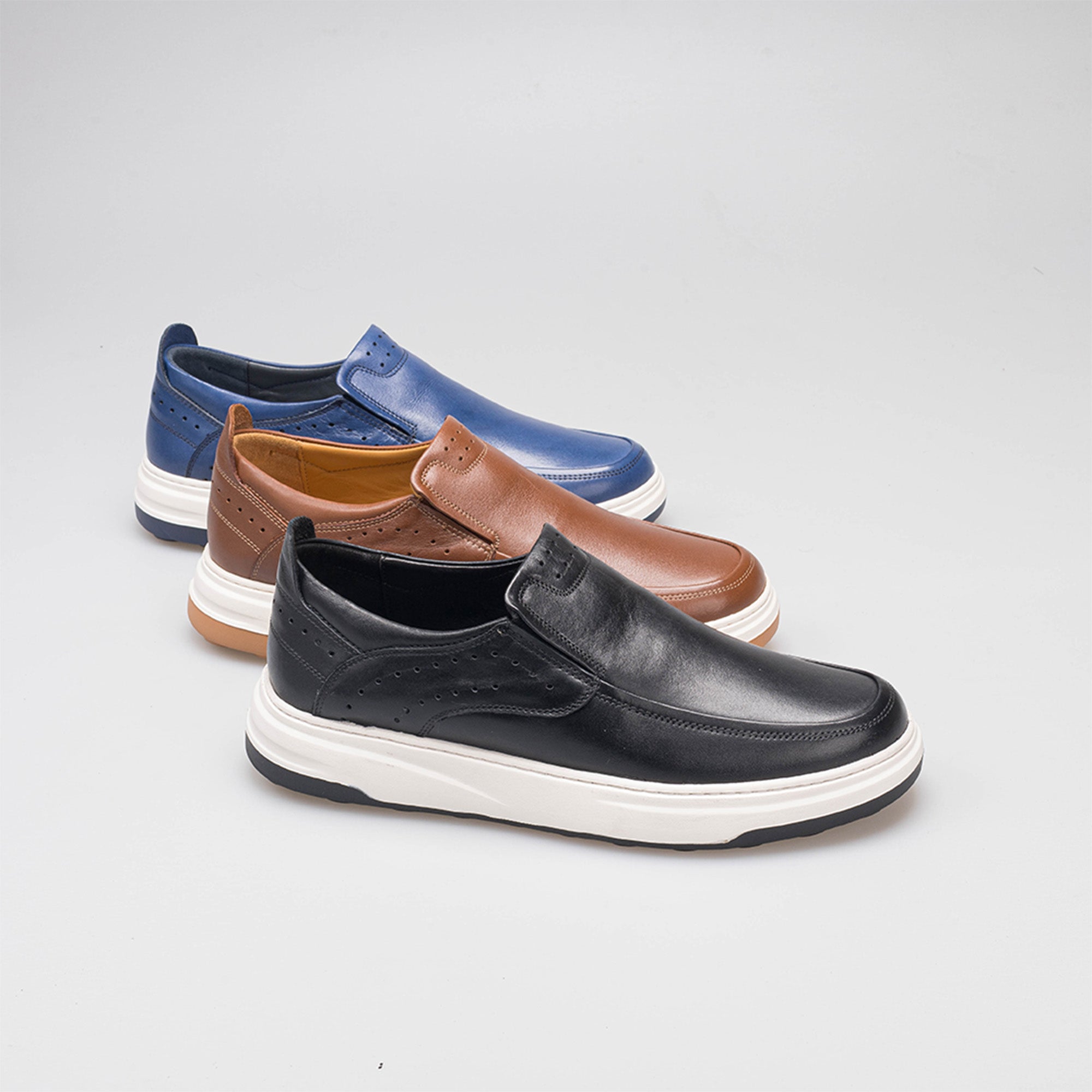 Volzak 3072 leather sneaker Blue