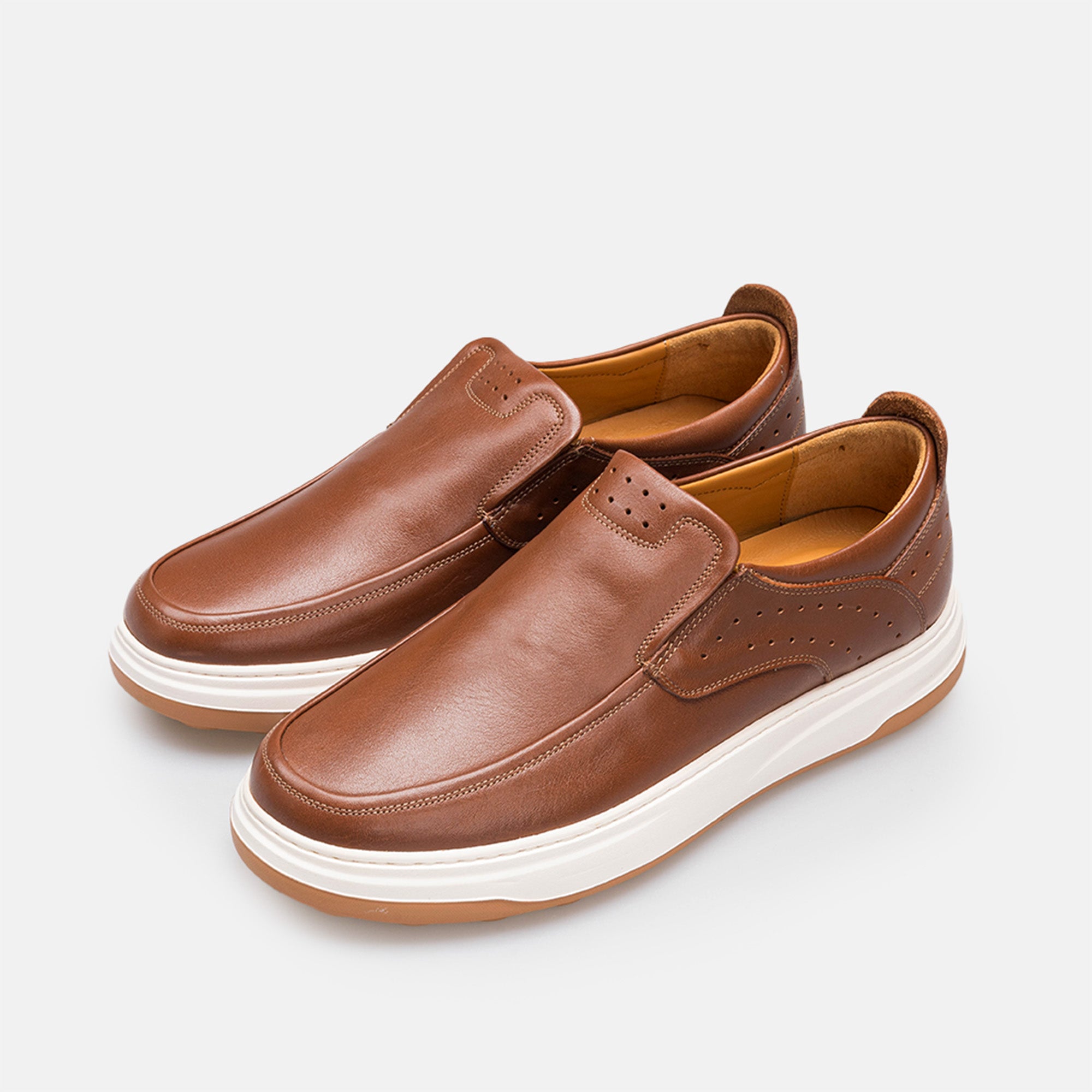Volzak 3072 Camel leather sneaker