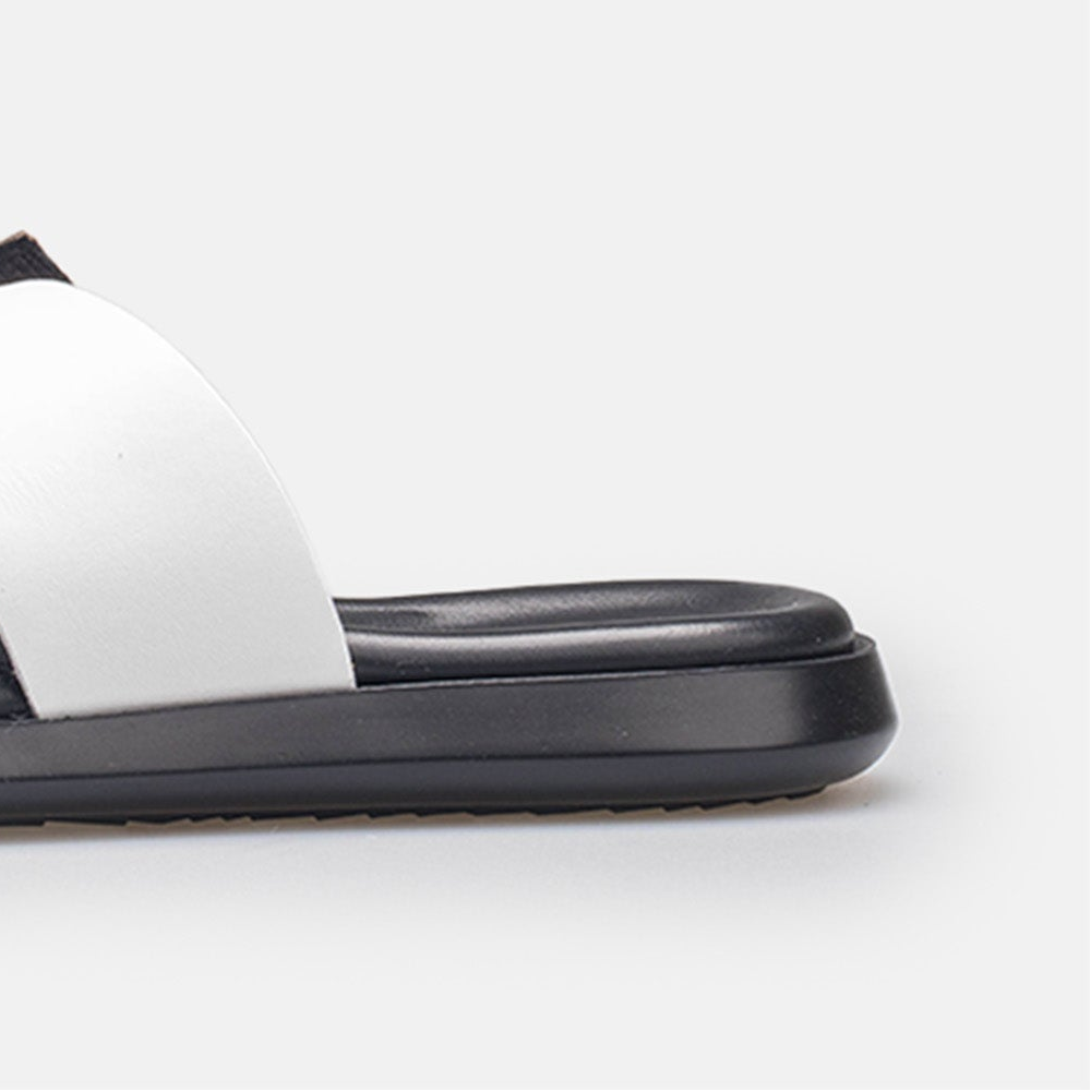 Volzak 5405 Leather Sandal White