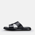 Volzak 5409 Black Leather Sandal