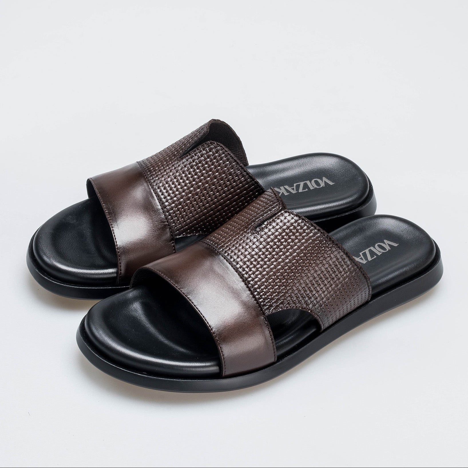 Volzak 5407 Brown Leather Sandal