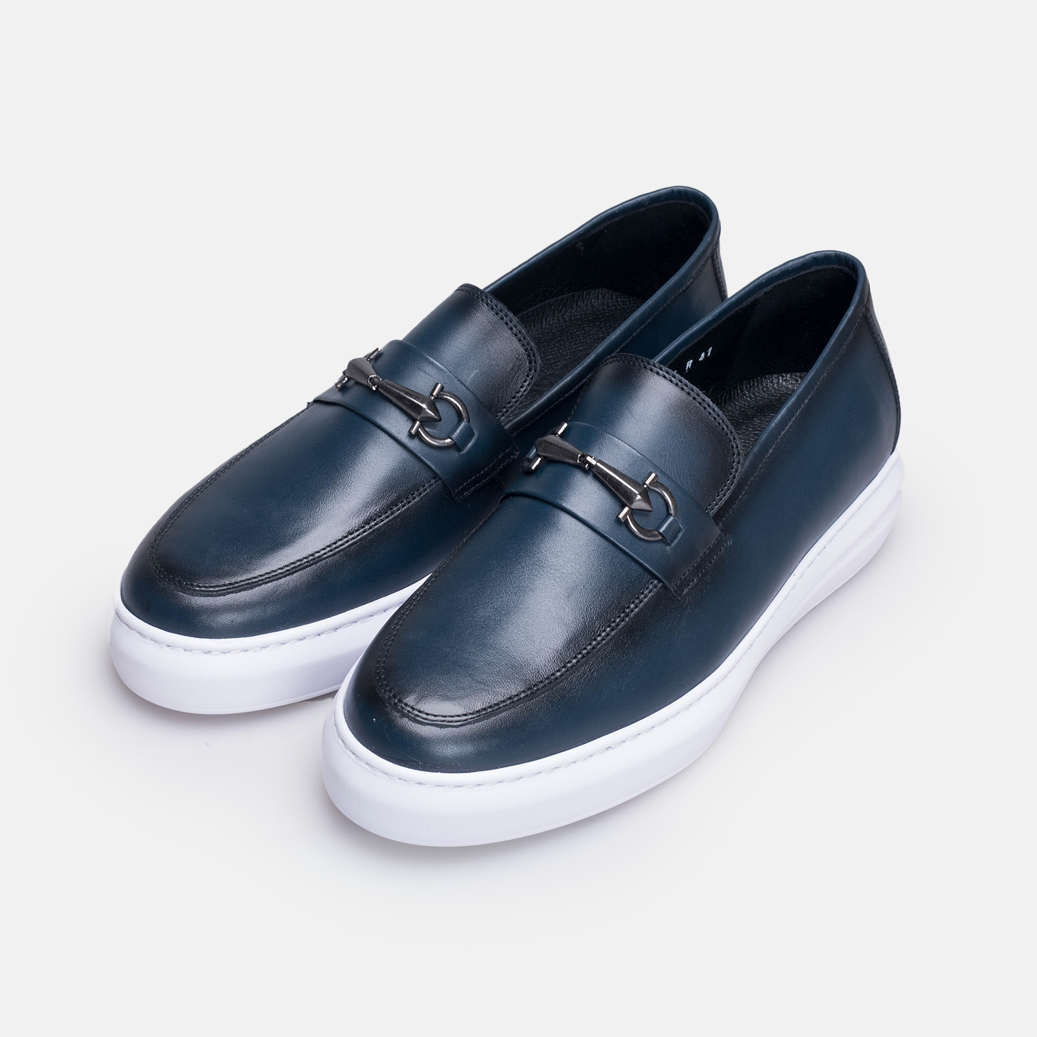 Volzak 5416 leather sneaker Blue