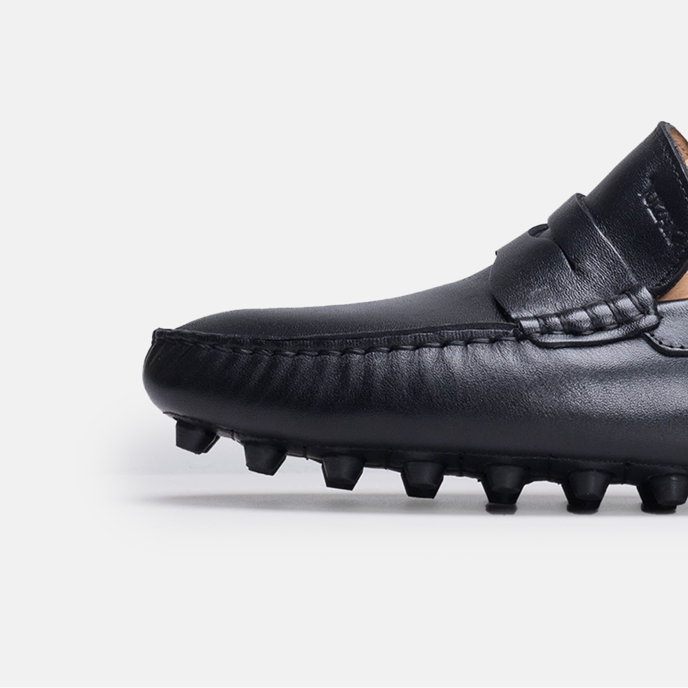 Volzak 2000 Mocassin en cuir Noir