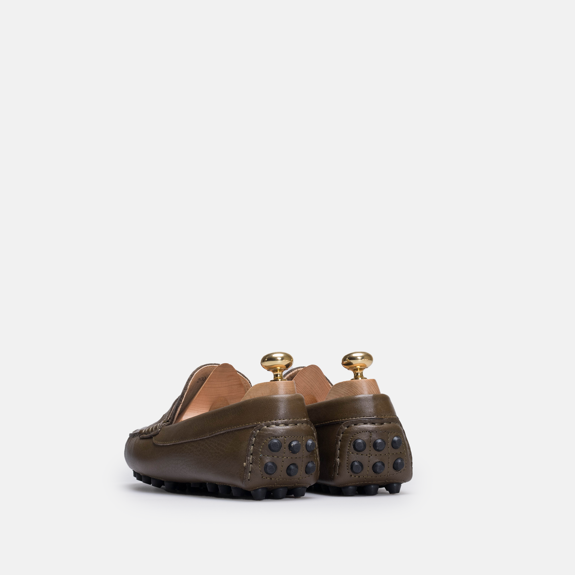 Volzak 2000 Green Leather Moccasin