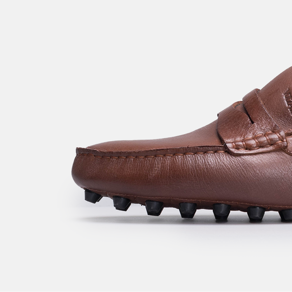 Volzak 2000 Camel Leather Moccasin