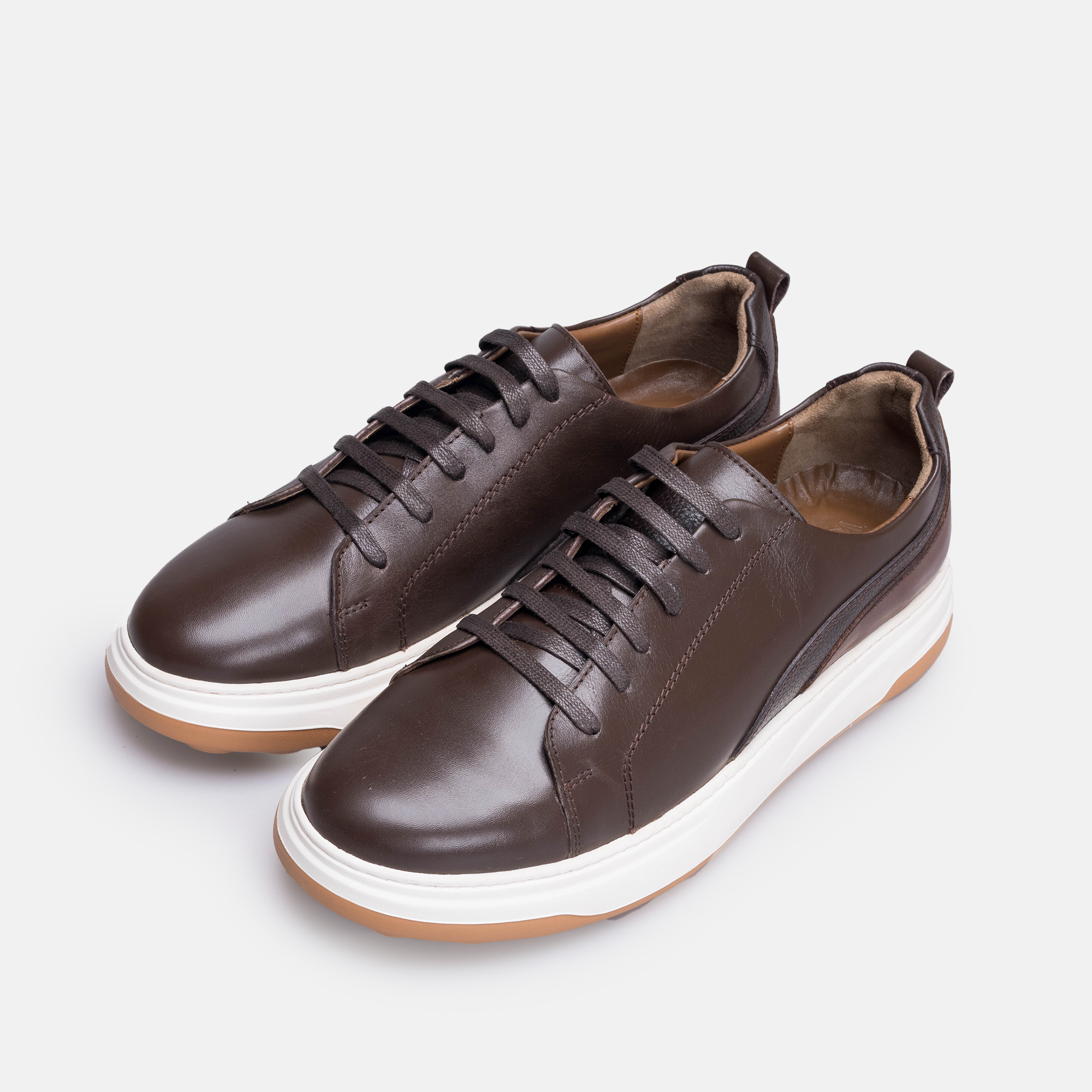 Volzak 6092 Brown leather sneaker