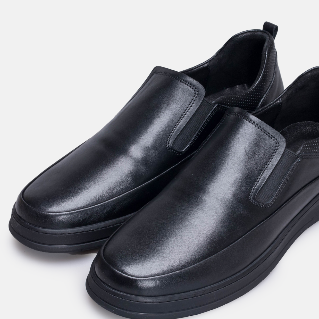 Volzak 312 Black Leather Shoe