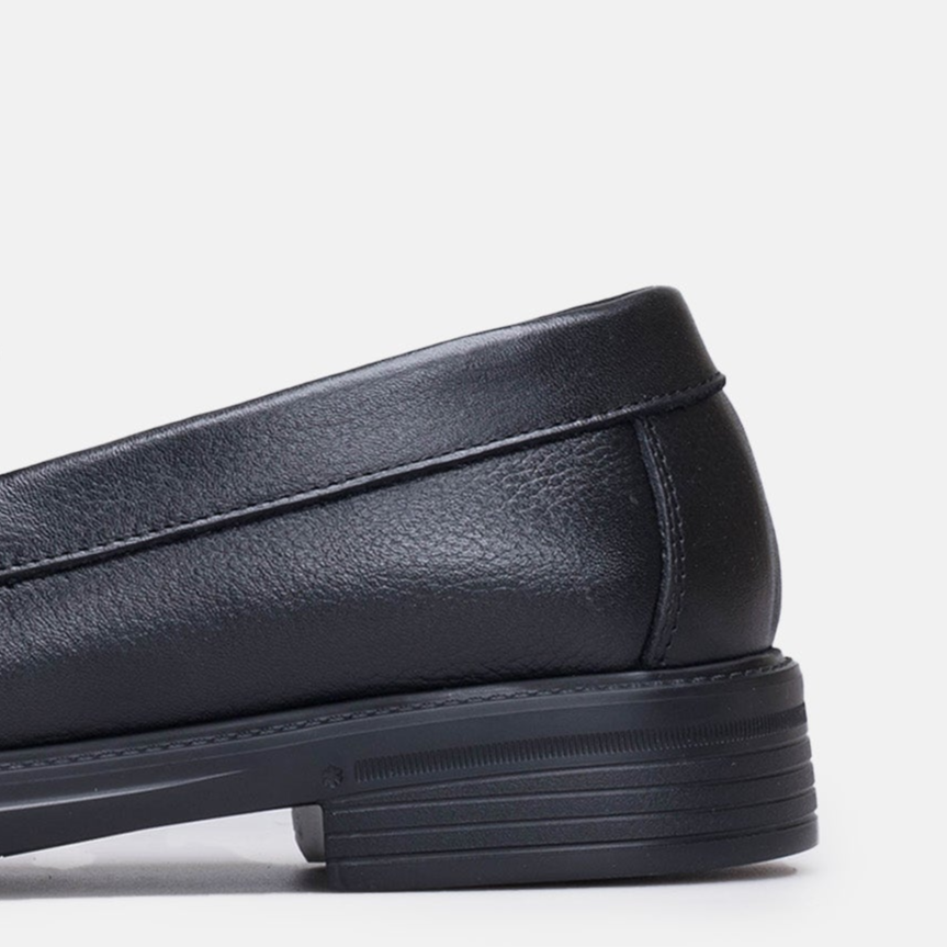 Volzak 010 Black Leather Shoe