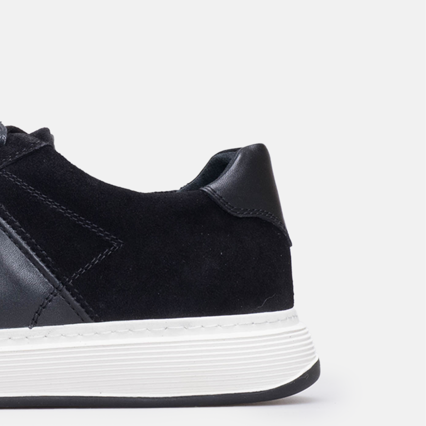 Volzak 7003 basket en daim Noir