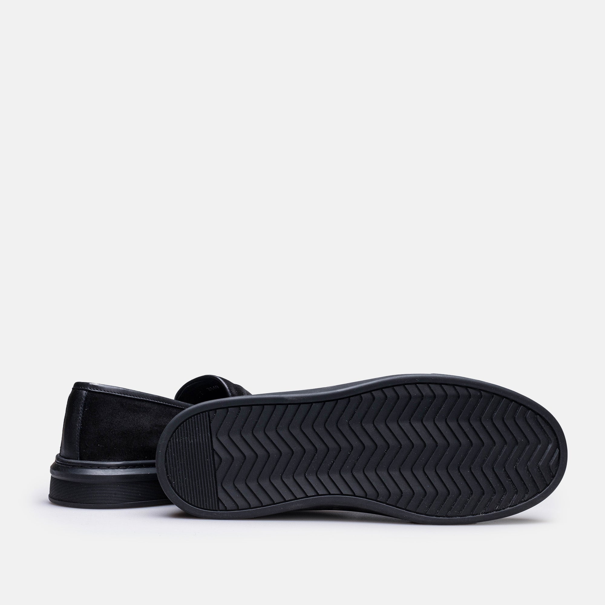 Volzak 2149 basket en daim Noir