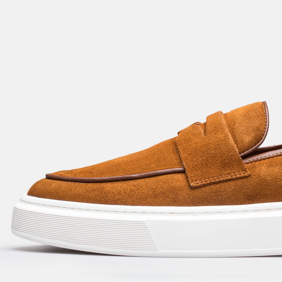 Volzak 2149 basket en daim Camel