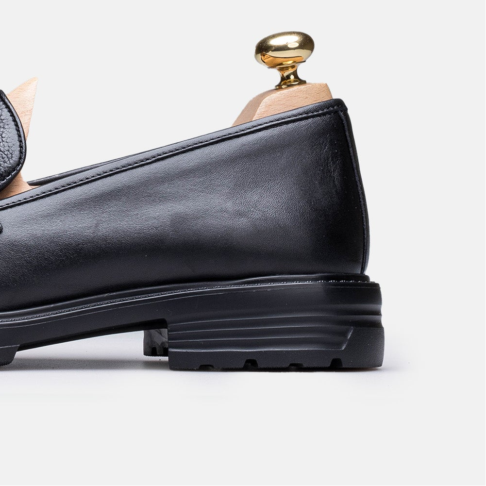 Volzak 2149 s leather shoe Black