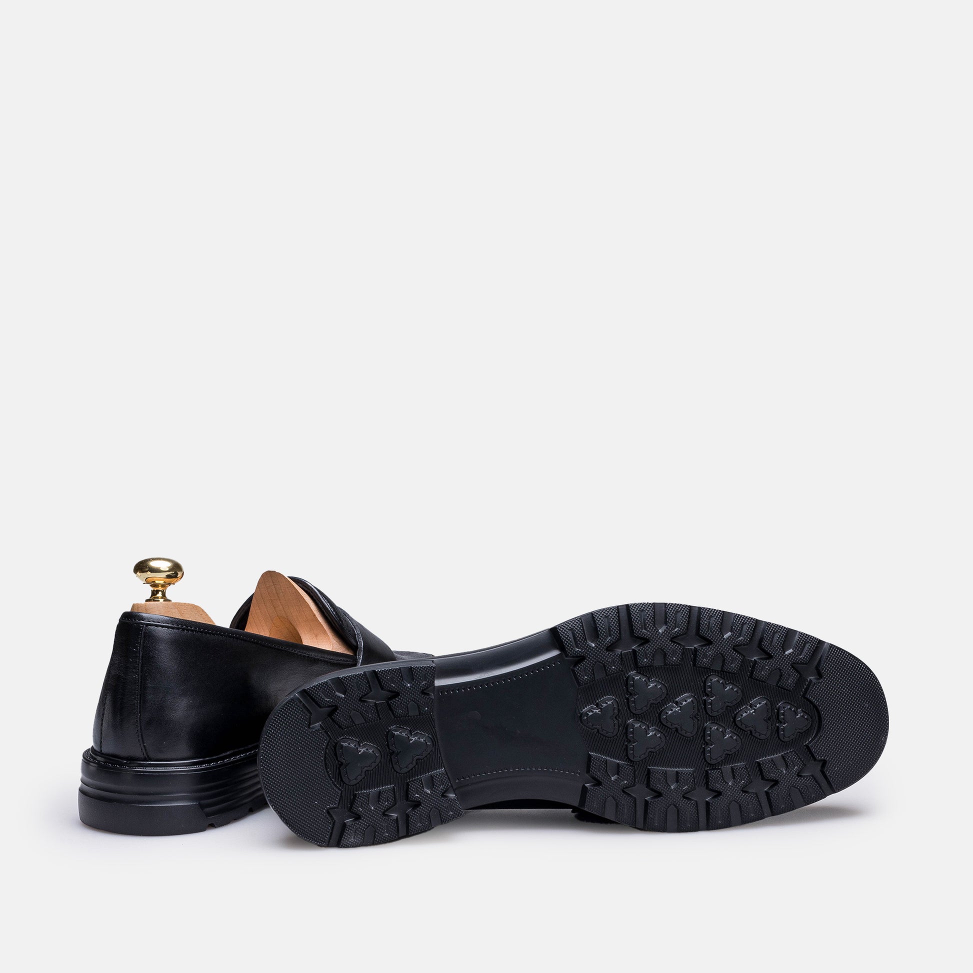 Volzak 2149 s leather shoe Black