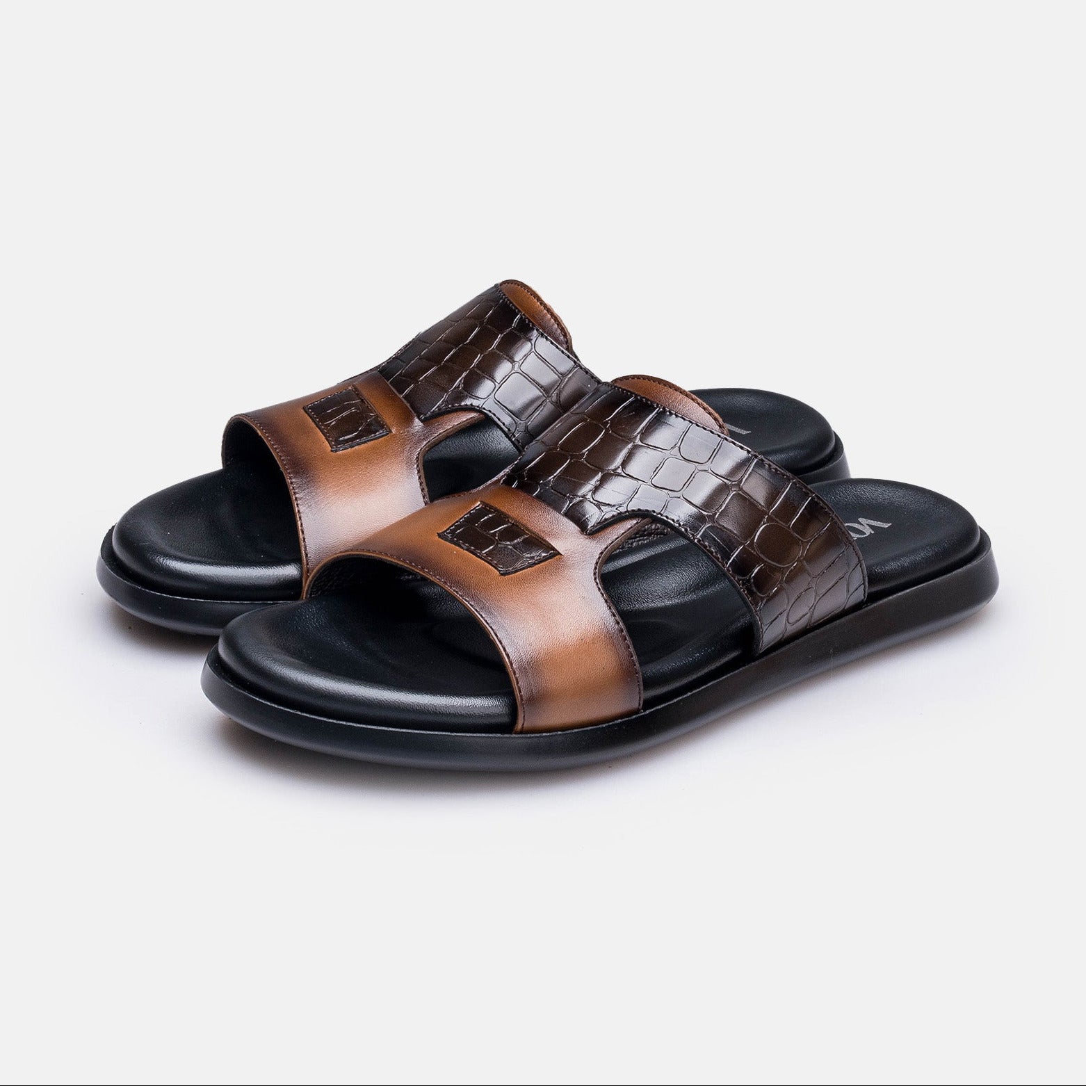 Volzak 5413 Brown Leather Sandal