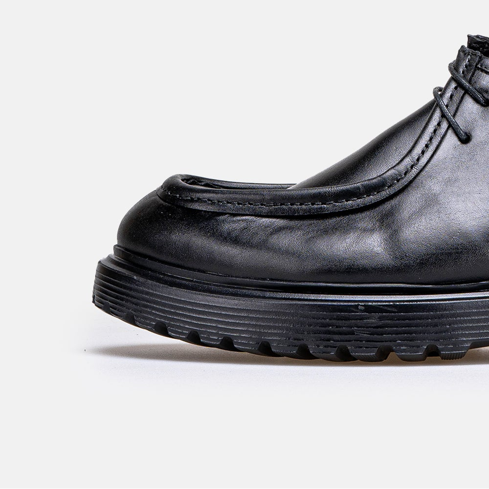 Volzak 5322 leather shoe Black