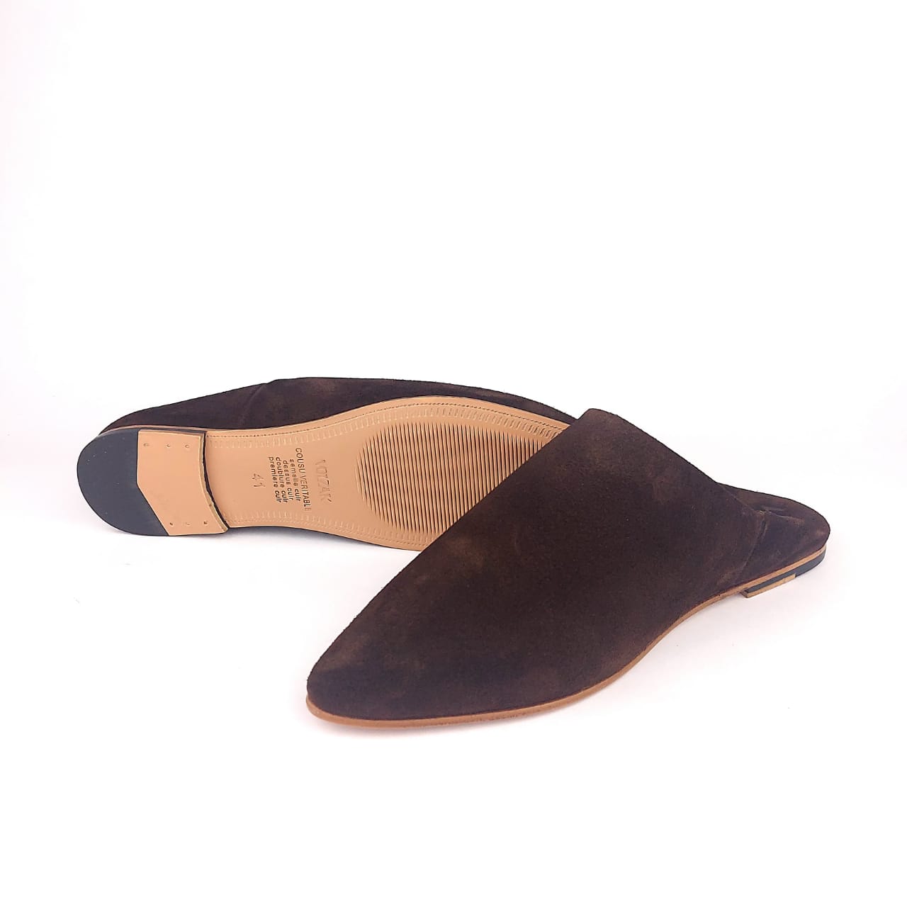 Volzak 102 Balgha de luxe en daim Marron