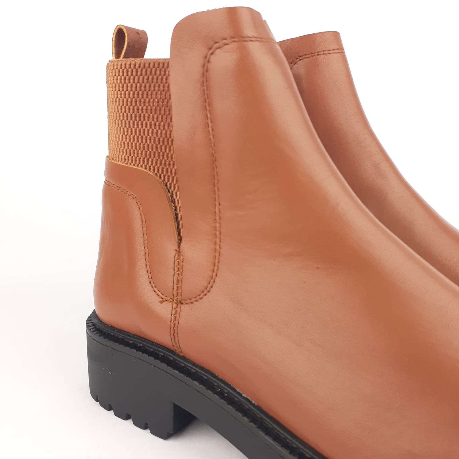 Volzak 1085 Bottine en cuir Camel