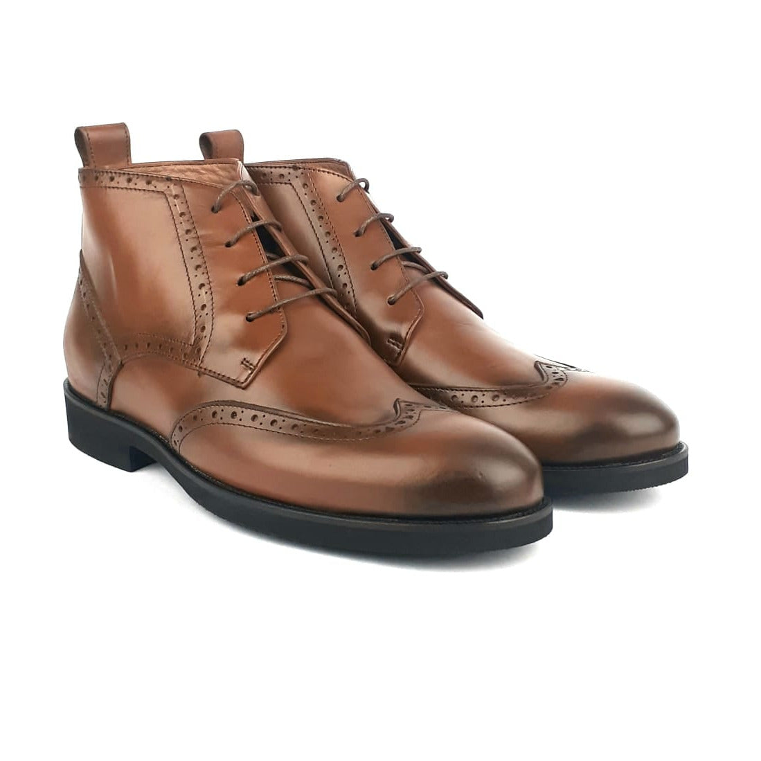 1290 Bottine en cuir cajou