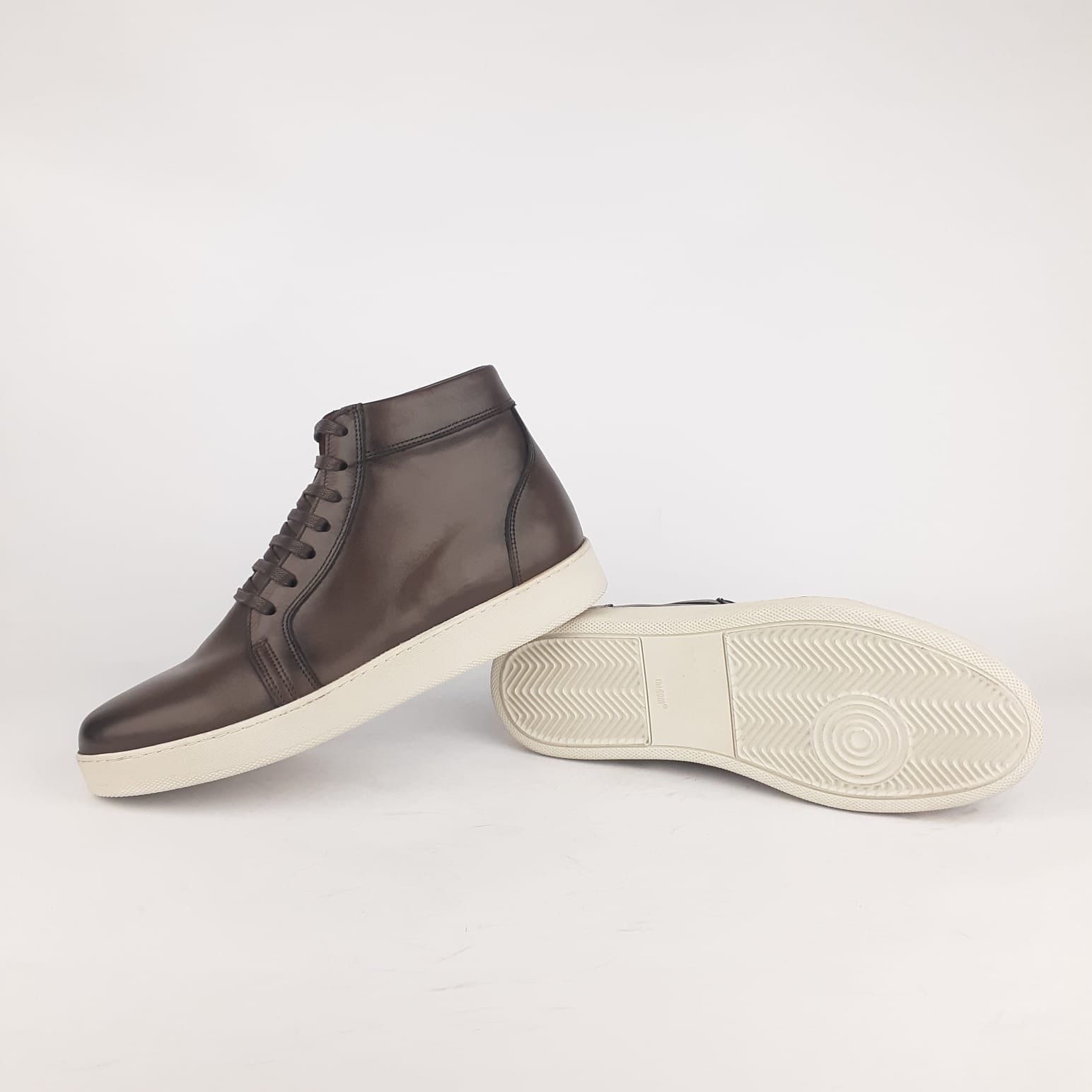 1287 S Bottine en cuir marron