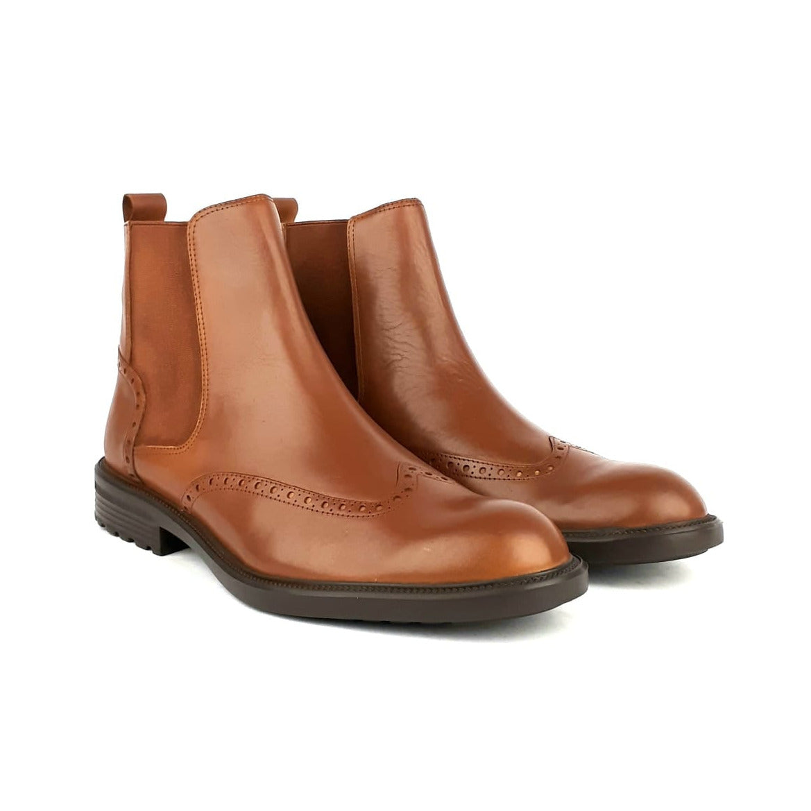 2021 Bottine en cuir Cajou