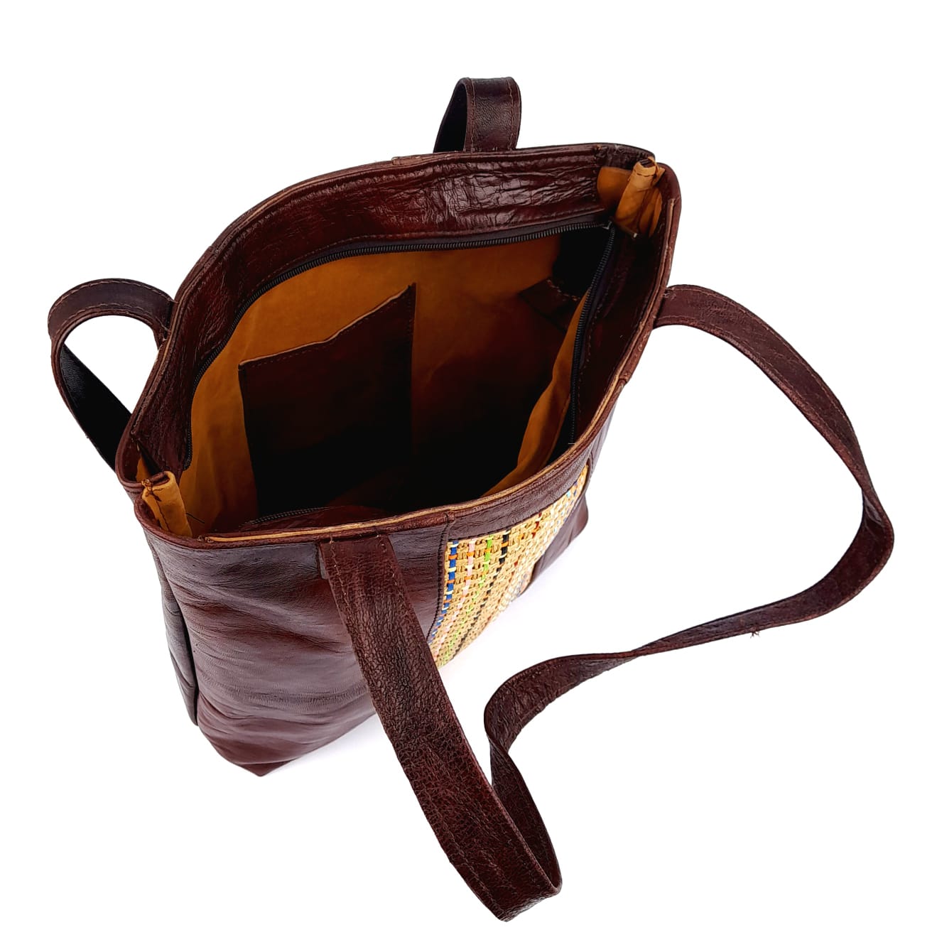 AR68 Sac à Main En Cuir traditionnel marron