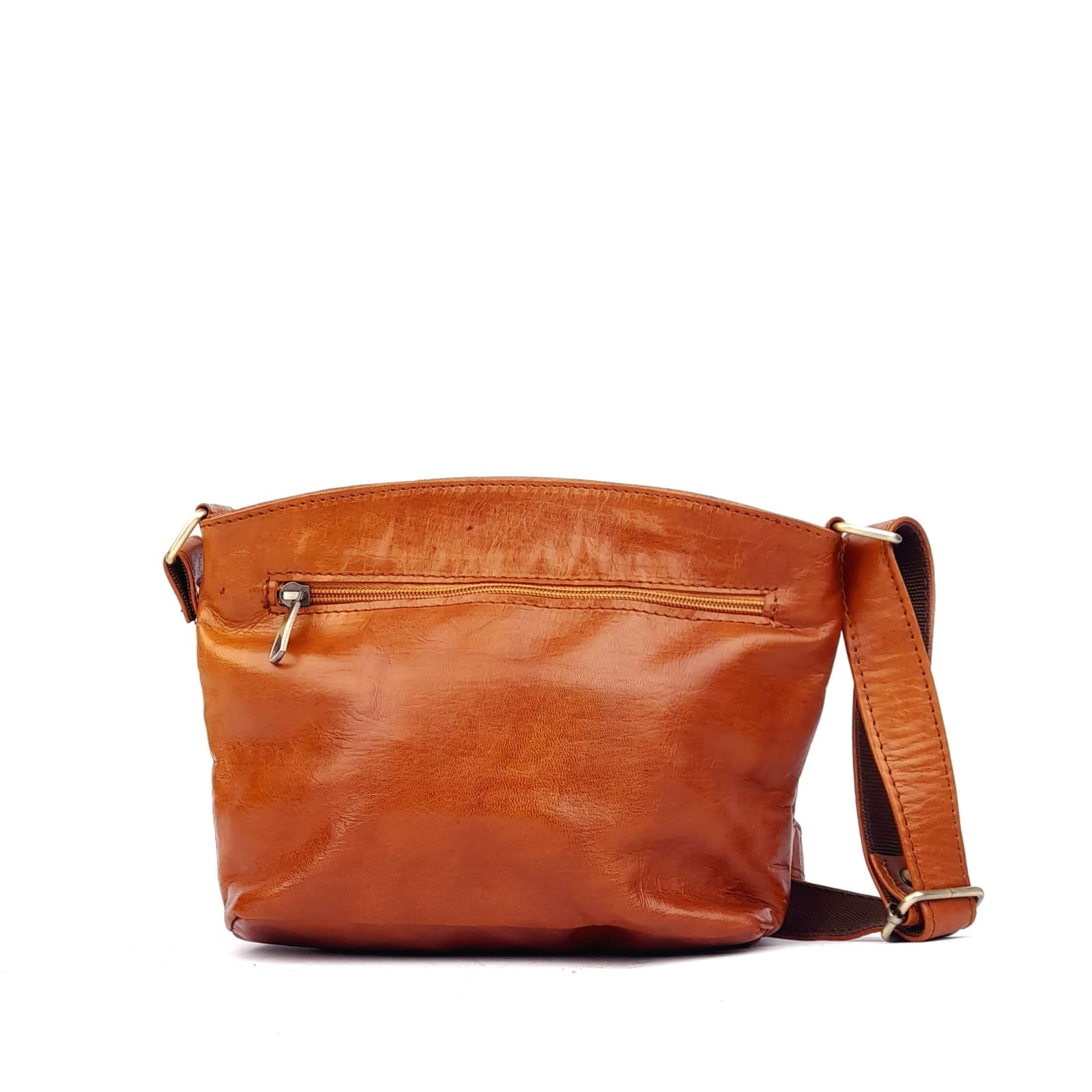 A63 Sac Femme En Cuir traditionnel Camel