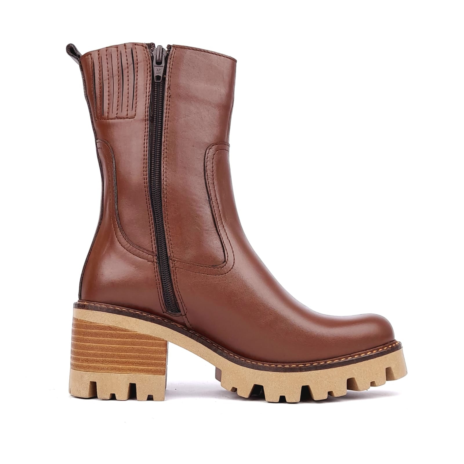 Volzak 2034 Bottine en cuir Marron