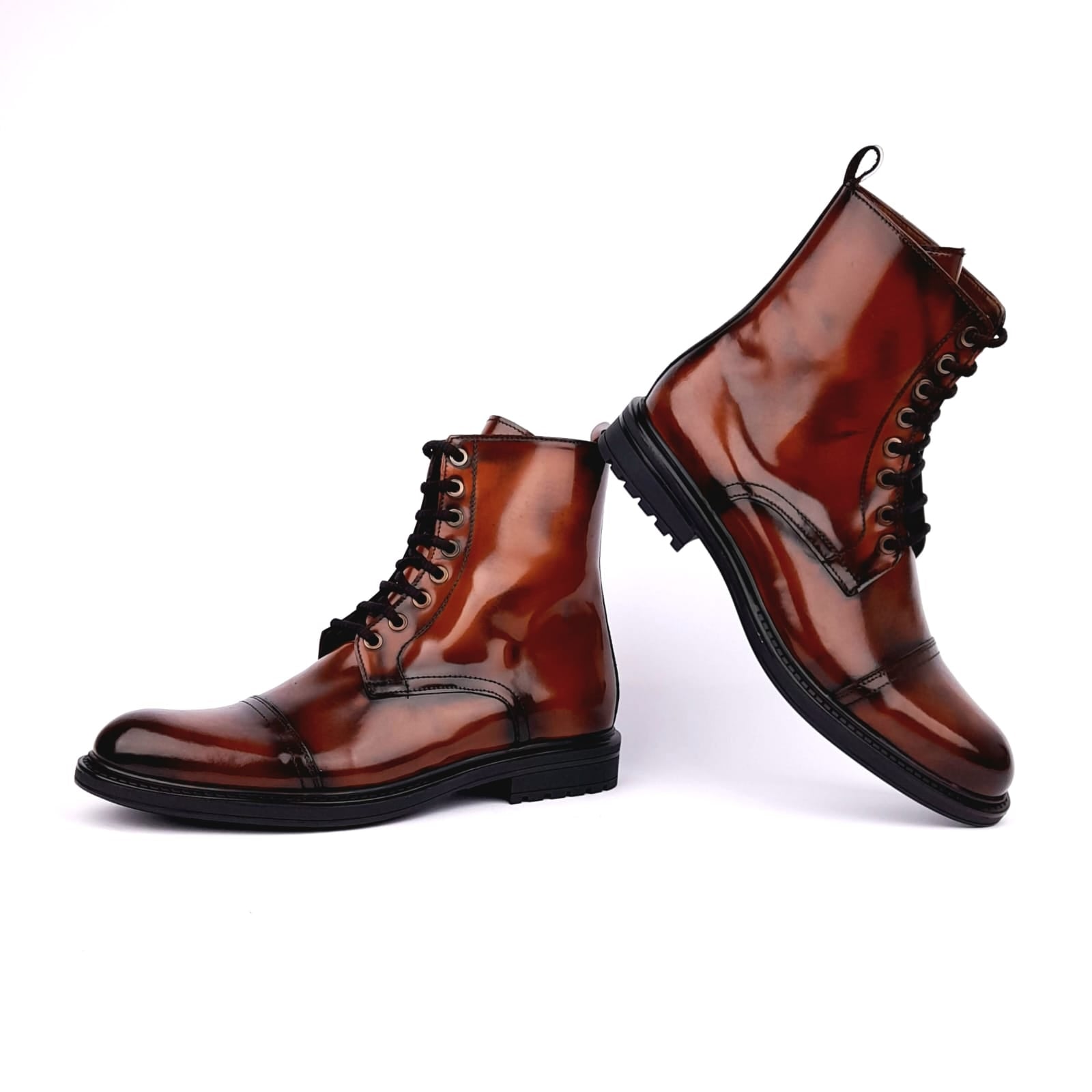 Volzak 1089 Bottine en cuir démasquable Marron