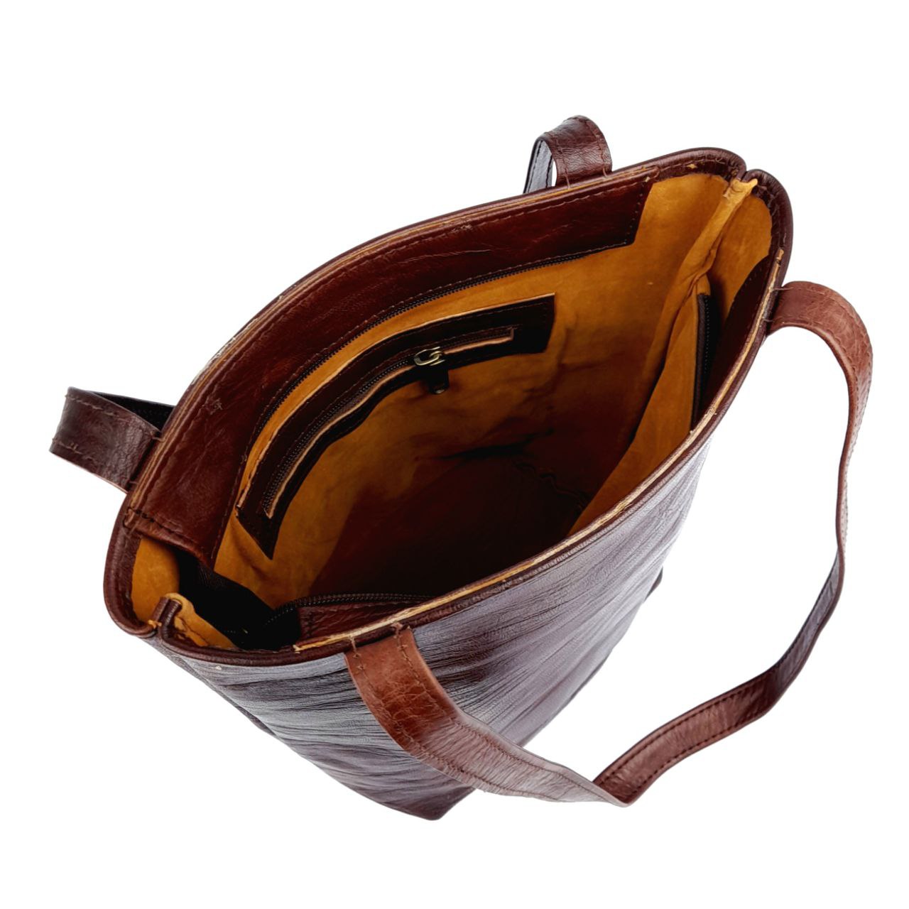 A64 Brown traditional Leather Women's Bag