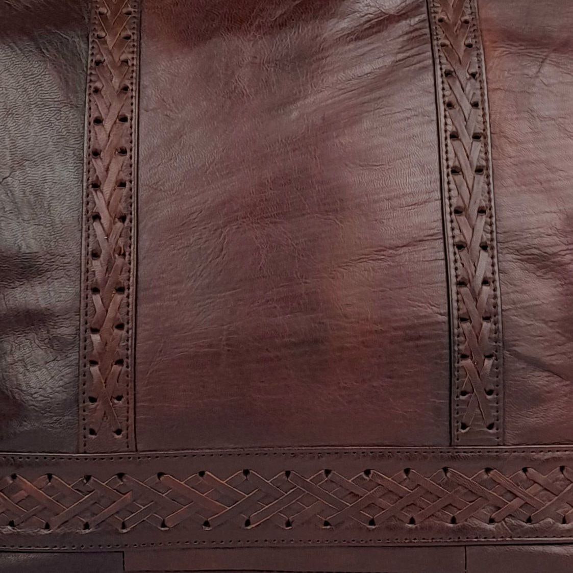 A61 Sac Femme En Cuir traditionnel Marron